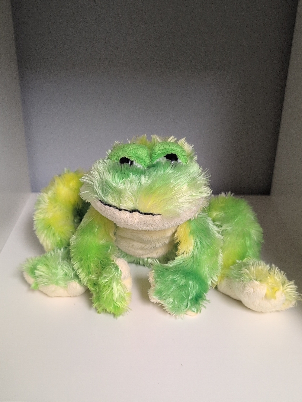 💜2/$20💜 Webkinz Tye Dye Frog Y2K Collectible Plush Green Yellow